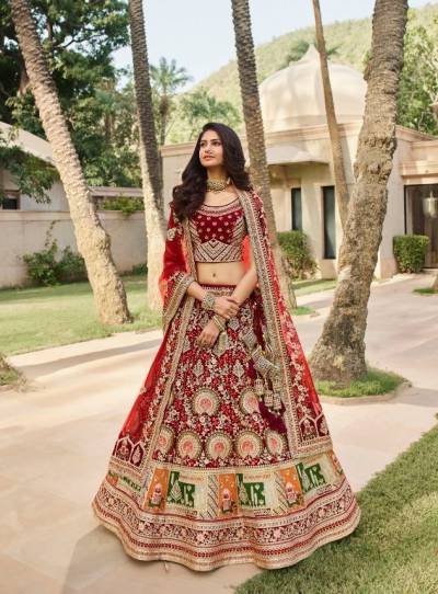 VOL-19 BY ROYAL VELVET LEHENGA CHOLI WHOLESALER IN INDIA